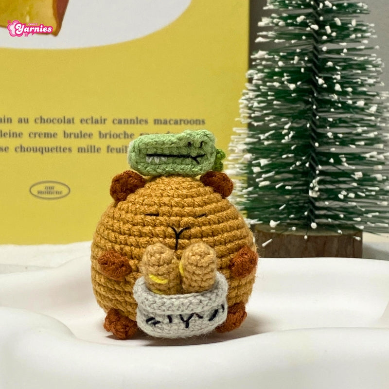 Kapybara Spring Crochet animal doll